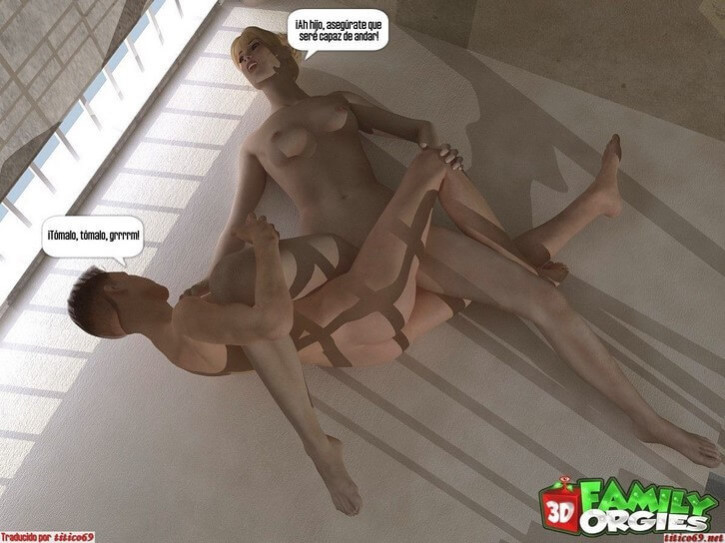 Madre e Hijo Comic Porno 3D - 32