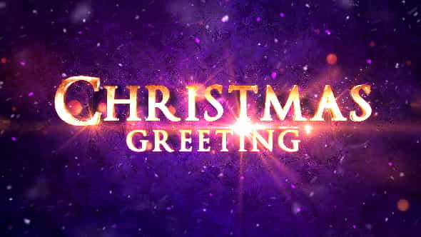 Christmas Greeting Titles - VideoHive 20921766