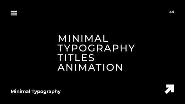Typography Titles 3.0 - VideoHive 40125711