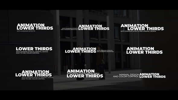 Simple Lower Thirds Ae - VideoHive 54171672