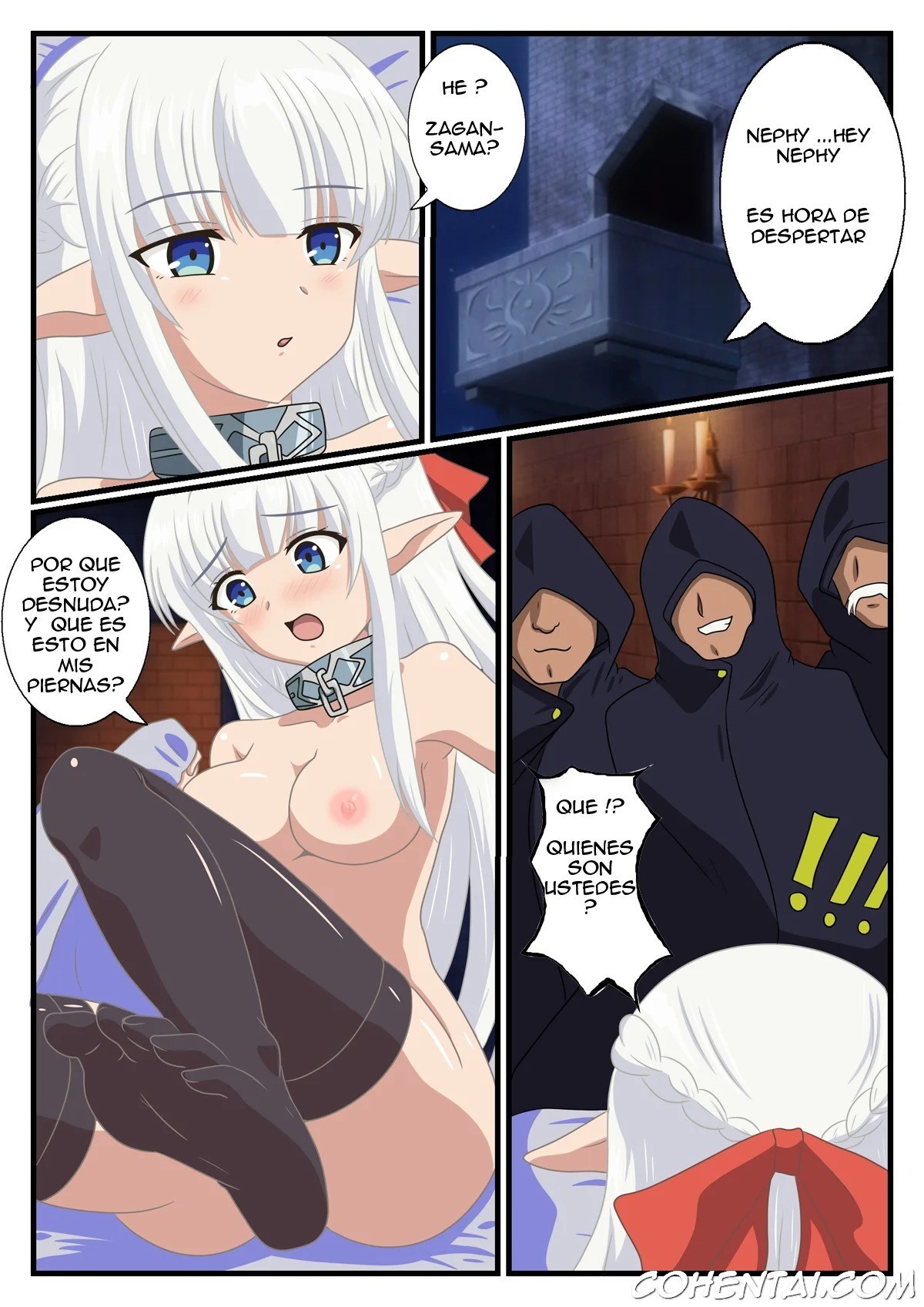 Neferia ga Yumemiru Shimetta Yume (Maou no Ore ga Dorei Elf wo Yome ni Shitanda ga, Dou Medereba Ii?) xxx comics manga porno doujin hentai español sexo 