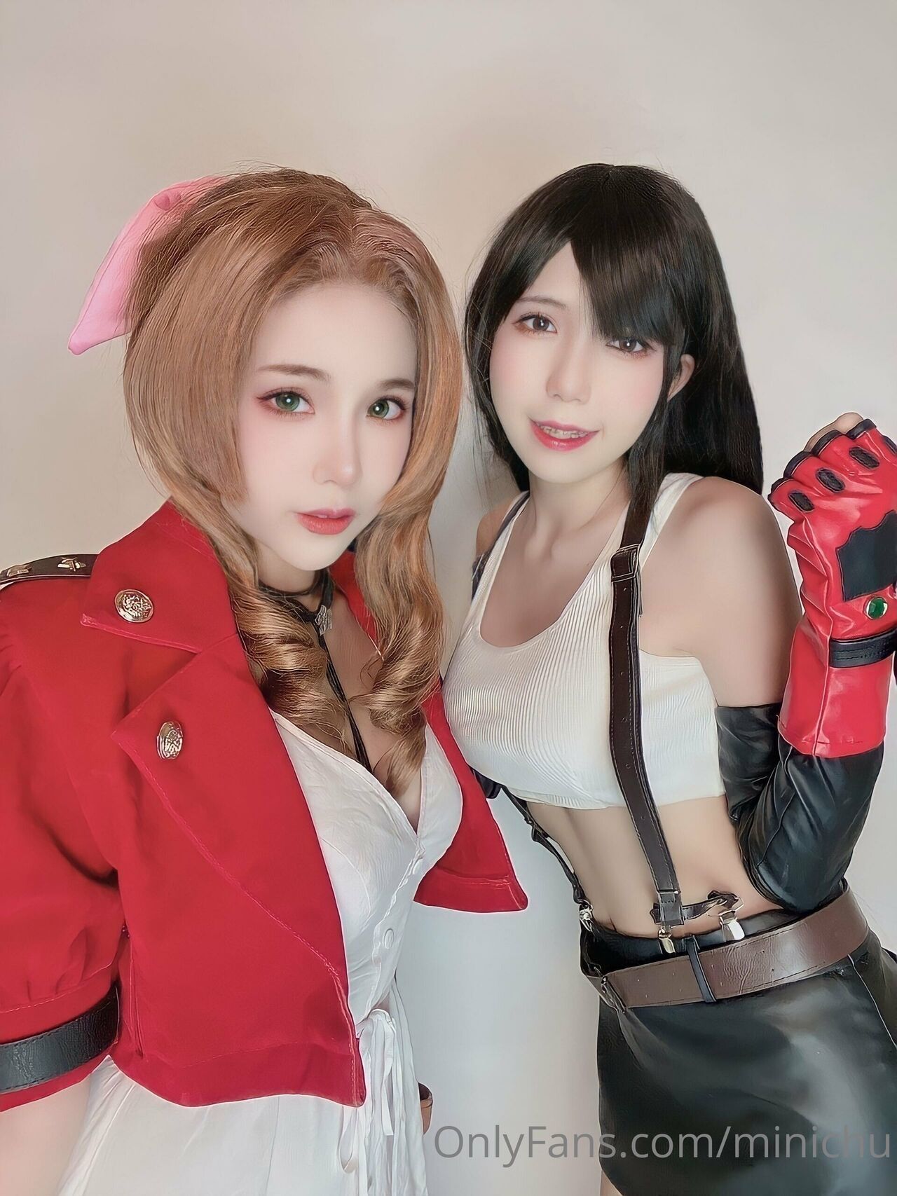 亚裔模特minichu套图打包- Aerith x Tifa