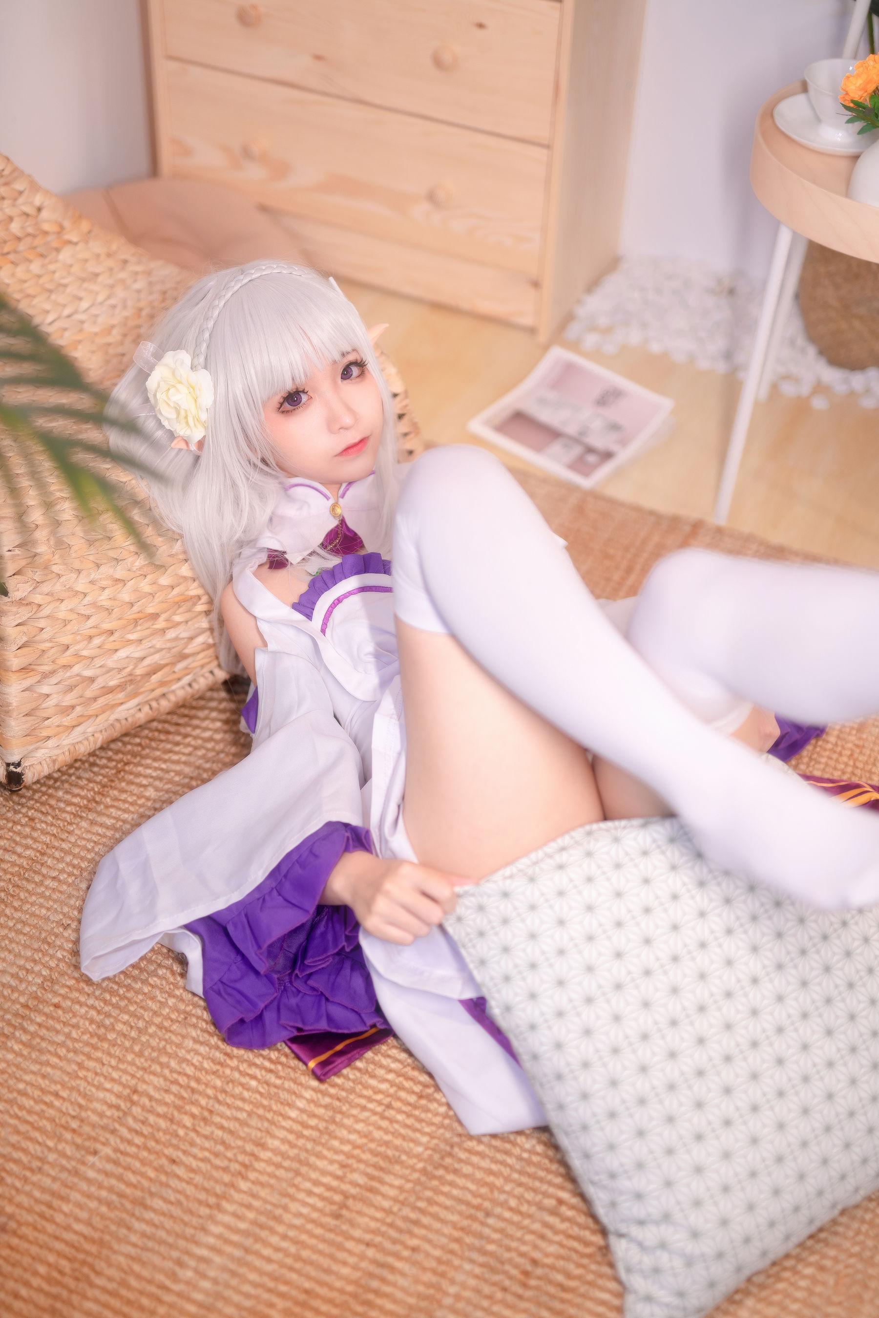 [美女Coser] 蠢沫沫 《艾米利亚》 写真集(18)