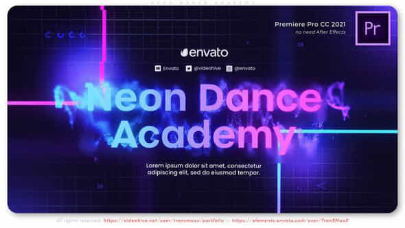 Neon Dance Academy - VideoHive 49269961