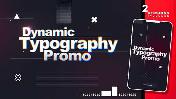 Dynamic Typography Promo - VideoHive 25508821