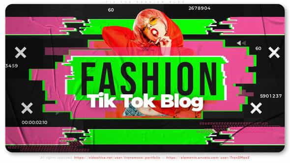 Tik Tok Fashion Blog - VideoHive 29622793