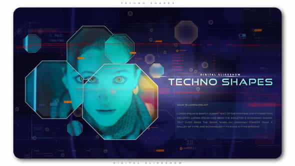 Techno Shapes Digital Slideshow - VideoHive 21702006