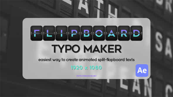 Flipboard Typo Maker - VideoHive 52518818