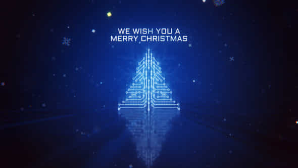 Tech Christmas Logo - VideoHive 49249531