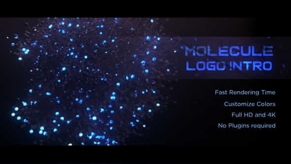 Molecule Logo Intro - VideoHive 23342981
