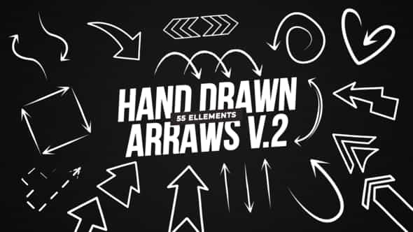 Hand Drawn Arrows V2 - VideoHive 49437433