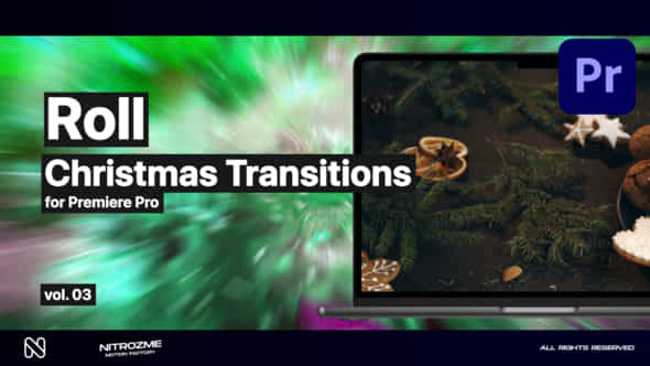 Christmas Roll Transitions Vol 03 For Premiere Pro - VideoHive 49538894