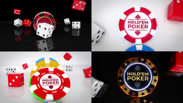 Casino Chips Logo - VideoHive 43943446