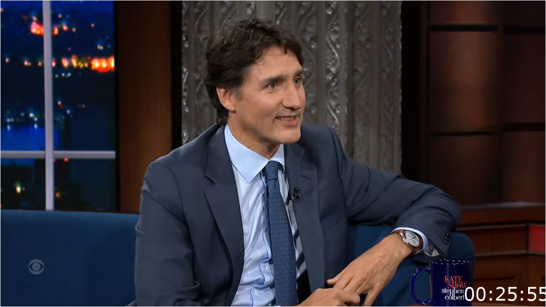 Stephen Colbert (2024-09-23) Canadian Prime Minister Justin Trudeau [1080p/720p] (x265) IPgZUb33_o