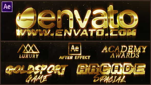Luxury Gold Text - VideoHive 39781291