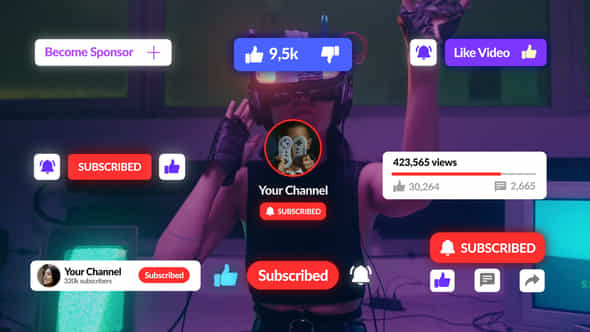Youtube Buttons Pack - VideoHive 59046261