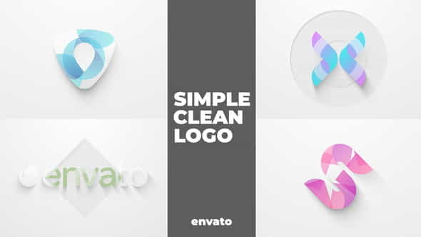 Simple Clean Logo - VideoHive 32549445