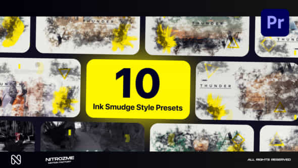 Ink Smudge Typography - VideoHive 44905528