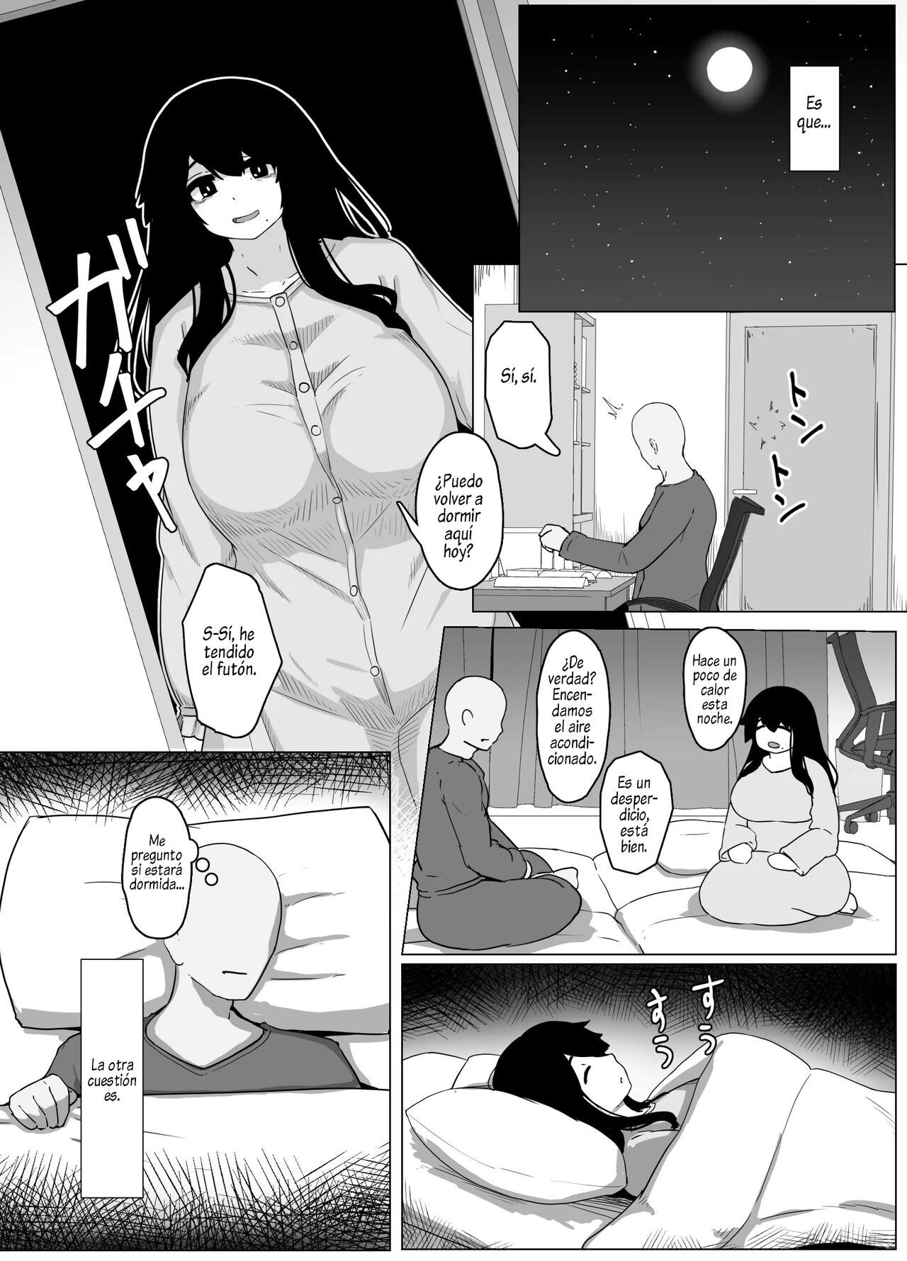 [hahayamoya (moya)] Oyasumi, Okaa-san I  Good Night, Mom I [Spanish]  [Al Chile no Sé Scan]