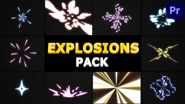 Cartoon Explosions Pack - VideoHive 31474527
