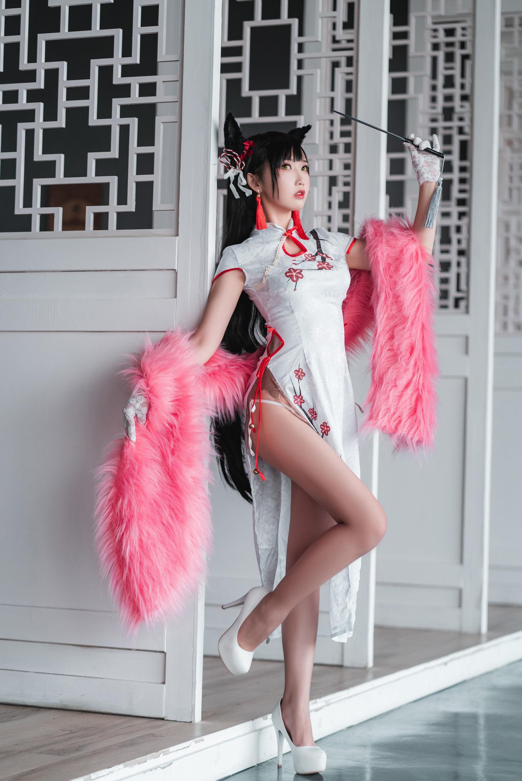 [网红COSER] Coser面饼仙儿 – 旗袍爱宕 写真集(4)