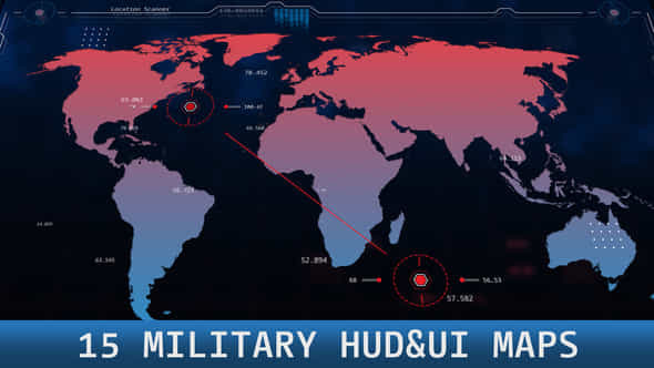 15 Military HUD - VideoHive 41793681