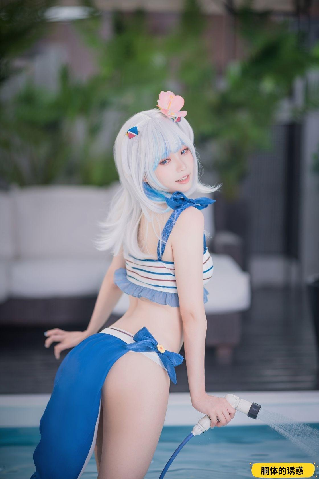 ElyEE子  A- Gawr Gura Swimsuit