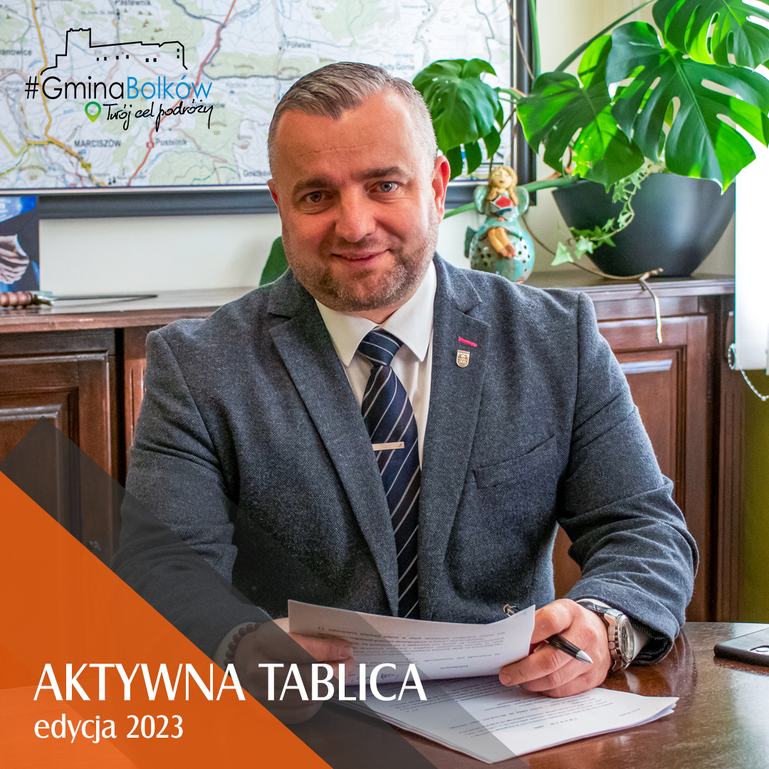 na zdjęciu Burmistrz Bolkowa, Grzegorz Kucab