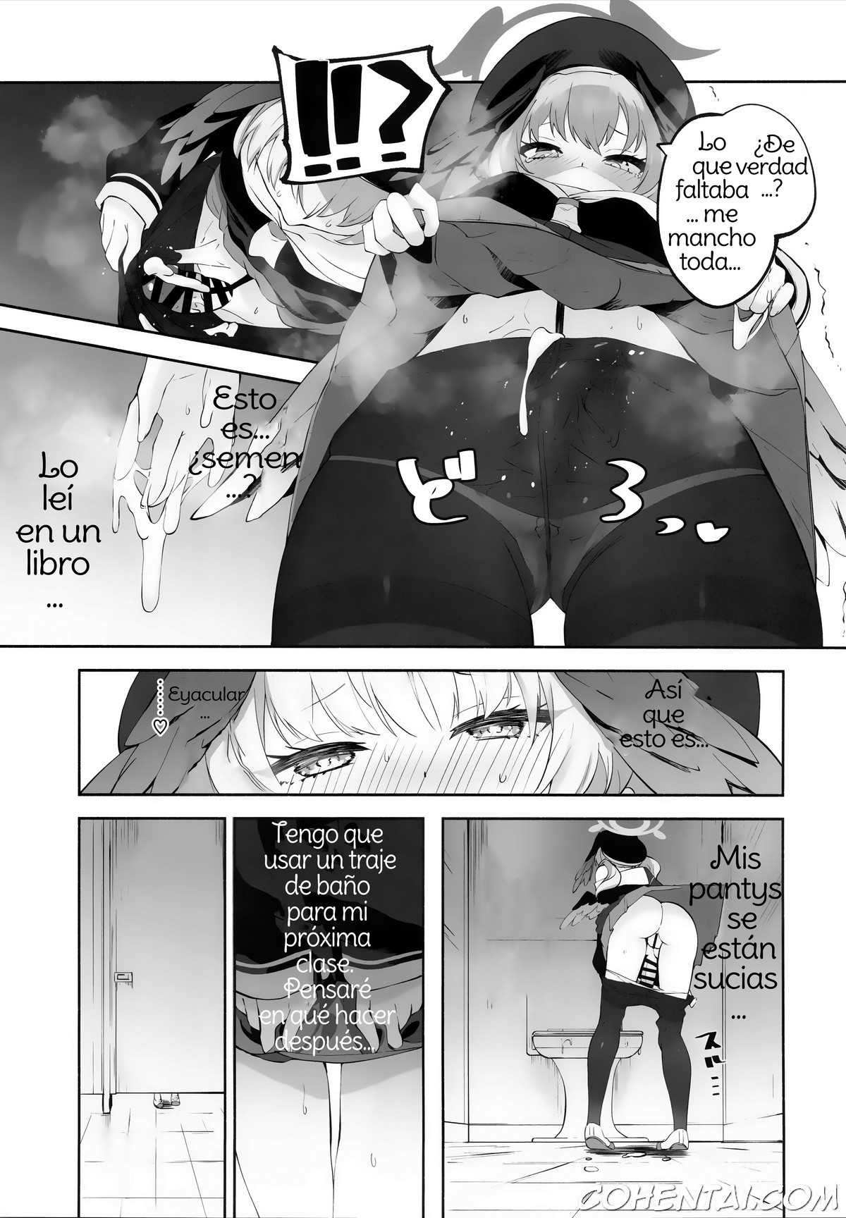 Koharu-chan tte Sounanda (Blue Archive) xxx comics manga porno doujin hentai español sexo 