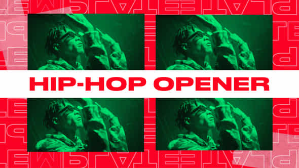 Hip-Hop Typography Opener - VideoHive 43428873