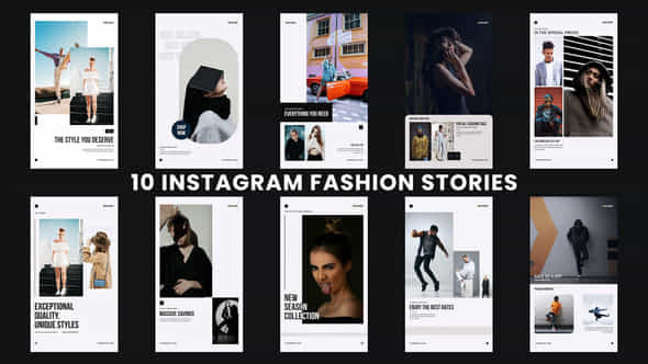 Instagram Fashion Stories - VideoHive 39460035