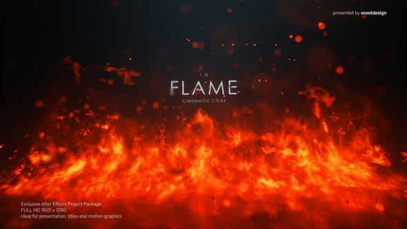 FLAME Cinematic Titles - VideoHive 24085473