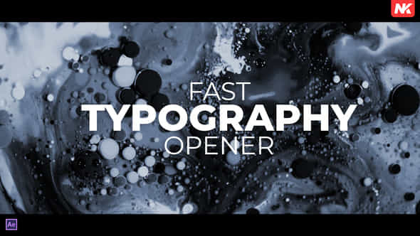 Fast Typography Opener - VideoHive 46402494