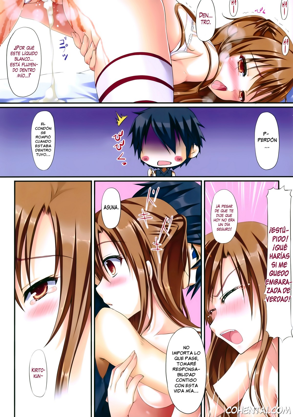 Himitsu no Shinkon Nikki (Sword Art Online) xxx comics manga porno doujin hentai español sexo 