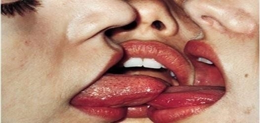 Sensual lesbian kiss-6328