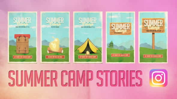 Summer Camp Stories - VideoHive 37127401