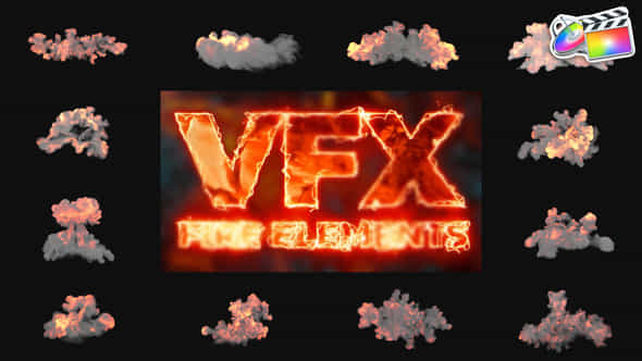 Vfx Fire Elements For Fcpx - VideoHive 51458309