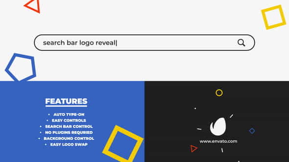 Search Bar Logo Reveal - VideoHive 25000766