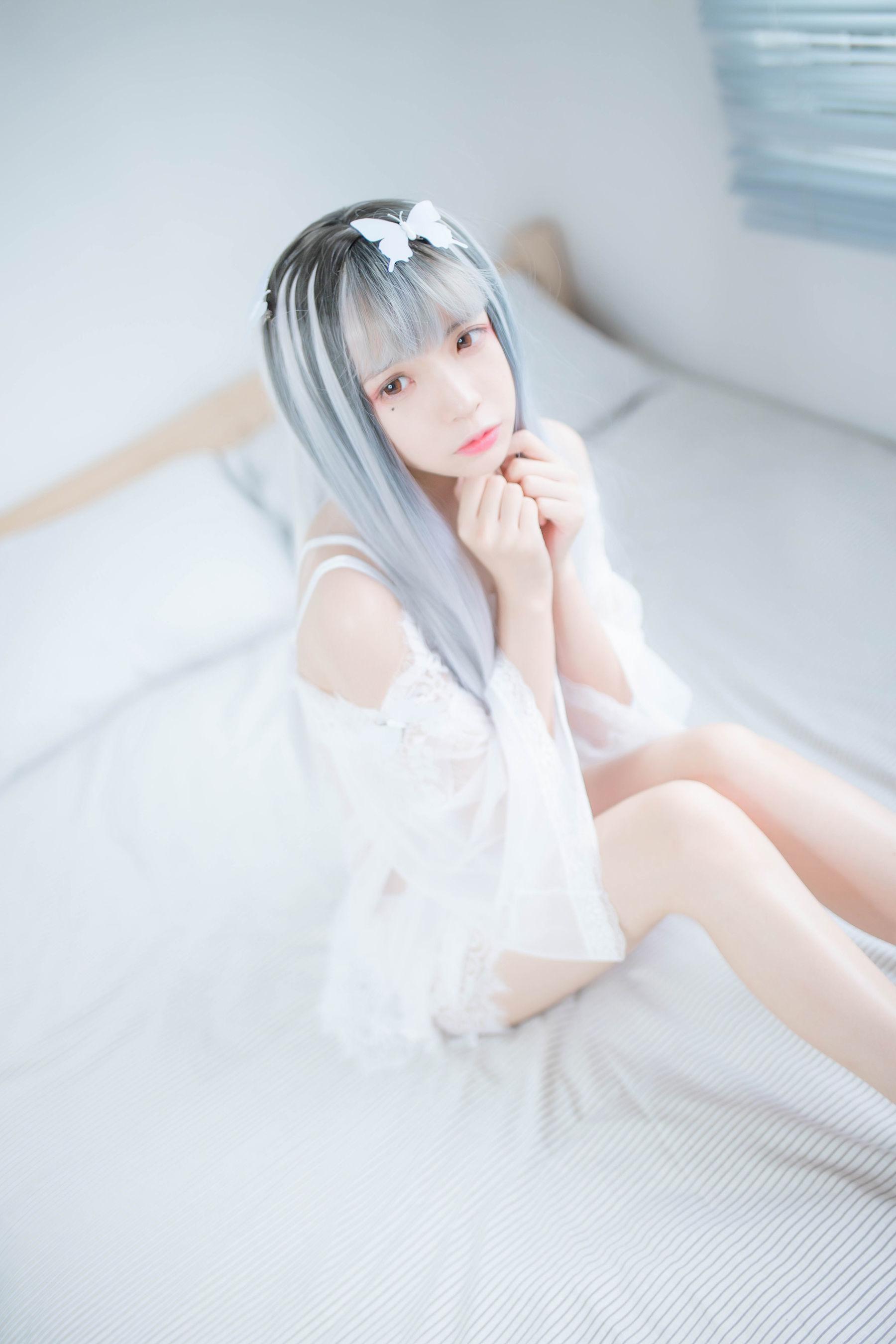 [网红COSER] 疯猫ss – 透明白纱 写真集(11)