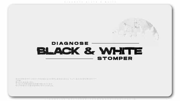 Diagnose Black N White - VideoHive 24896607