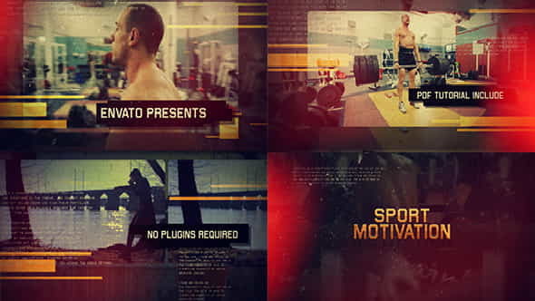 Grunge Sport Motivation Promo - VideoHive 8089523