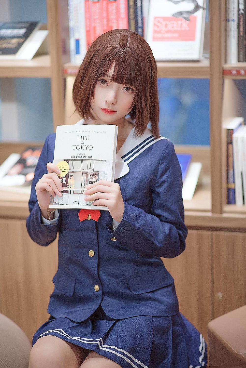 [福利女神cosplay] 大大卷卷小卷 - 加藤惠校服(10)