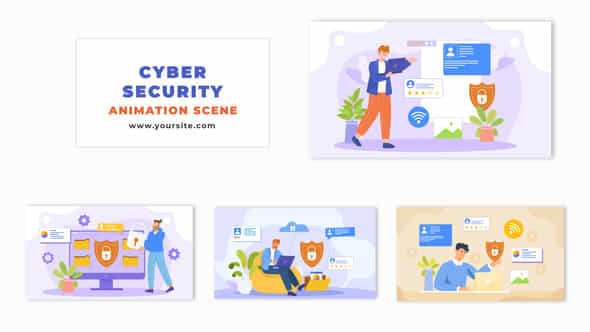 Cyber security Awareness - VideoHive 48570753