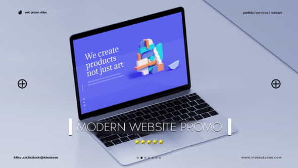 Modern Website Promo - VideoHive 24098239