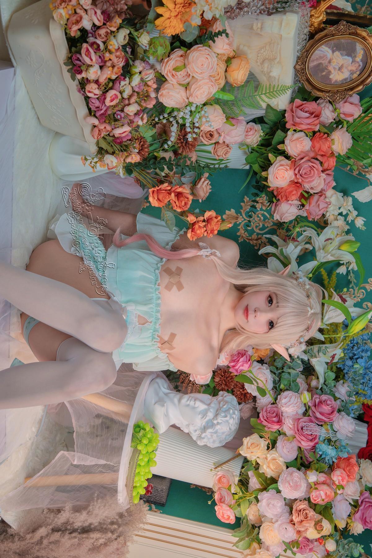 Cosplay 黏黏团子兔 豌豆公主的秘密花房(20)