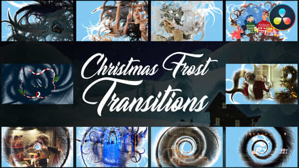 Christmas Frost Transitions - VideoHive 42231061