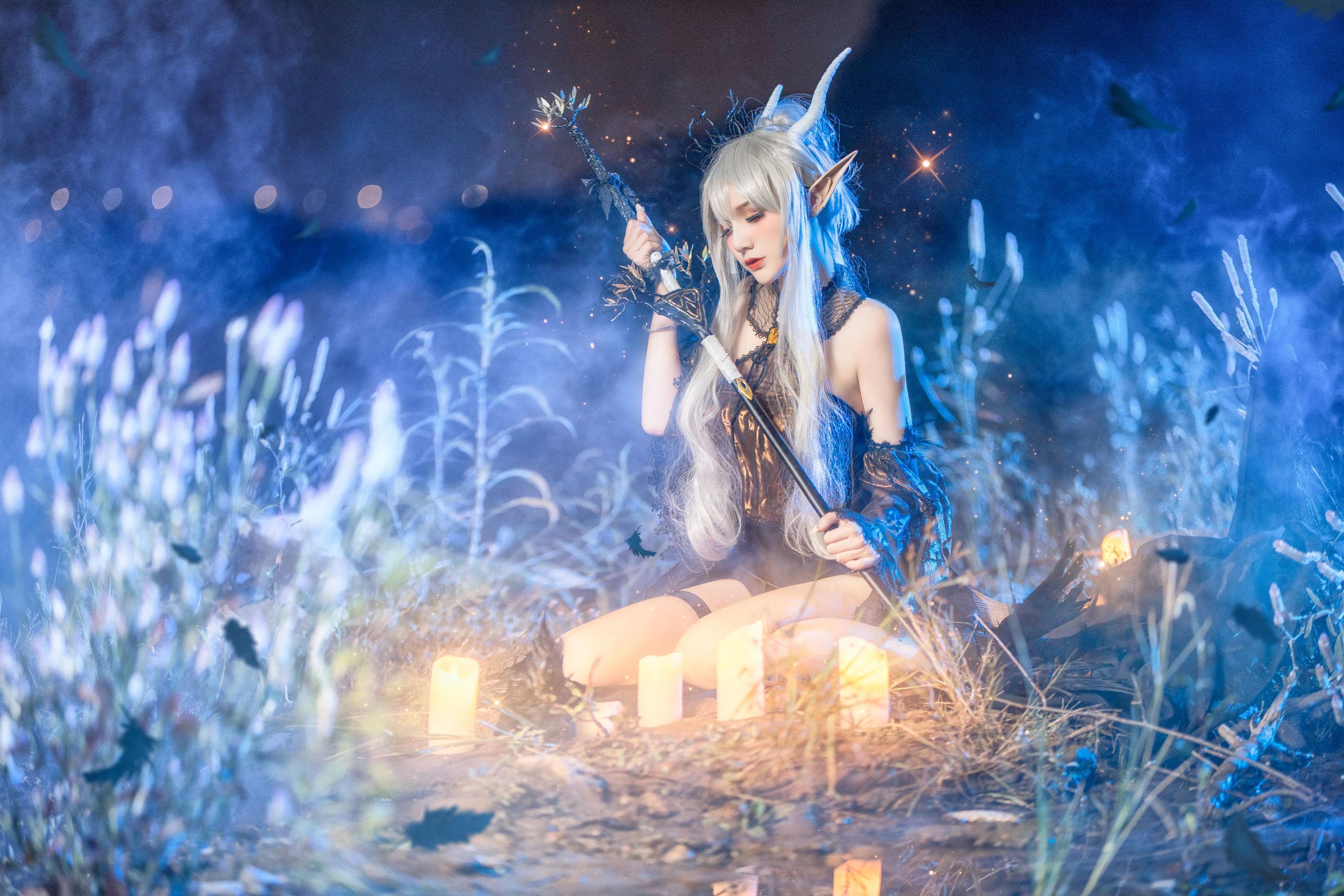 [网红COSER写真] 仙九Airi – 闪灵静谧午夜(10)