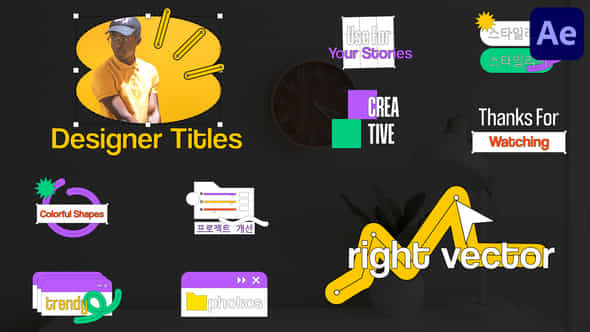 Designer Titles - VideoHive 46986102
