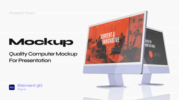 Web Promo Desktop Mockup - VideoHive 46331891