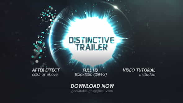 Distinctive Cinematic TrailerlParticles Lights TrailerlParticles - VideoHive 26114886